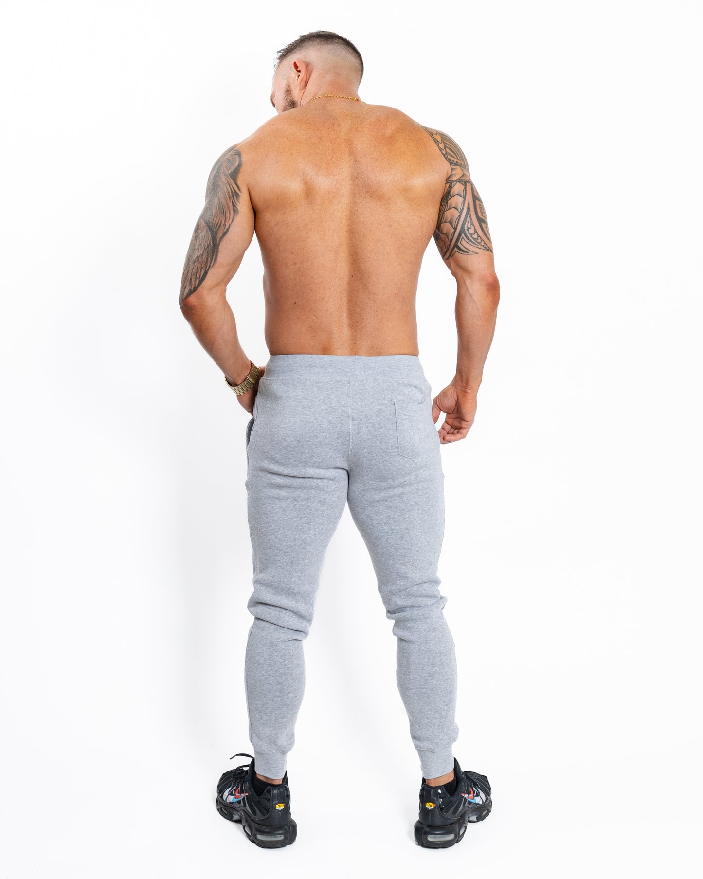 Vertical Logo Print Jogger